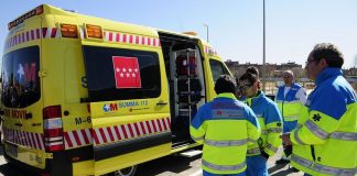 Ambulancia del SUMMA de Madrid.