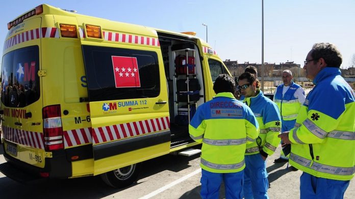 Ambulancia del SUMMA de Madrid.