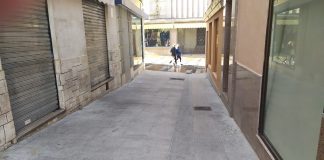 Bar cerrado en Guadalajara, en un festivo. (Foto: La Crónic@)