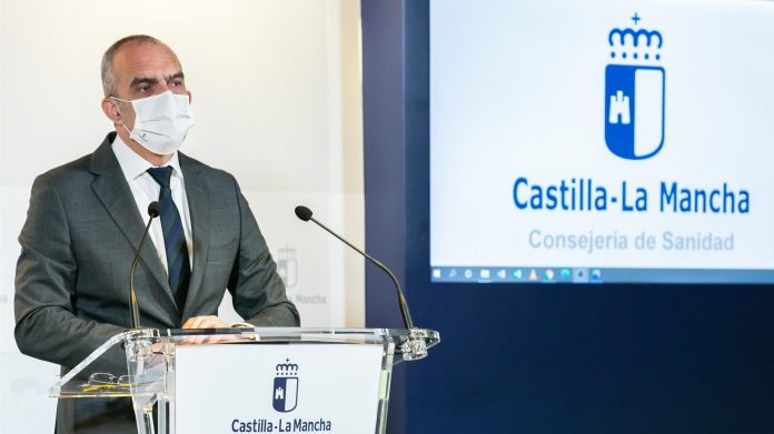 Juan Camacho, en su comparecencia de este lunes, en Toledo.