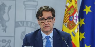 Salvador Illa, ministro de Sanidad, el 4 de noviembre de 2020.