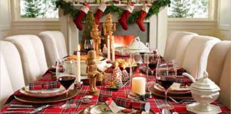 Mesa de Navidad tan vacía como le gustaría a algún responsable de la OMS, en según qué casos.