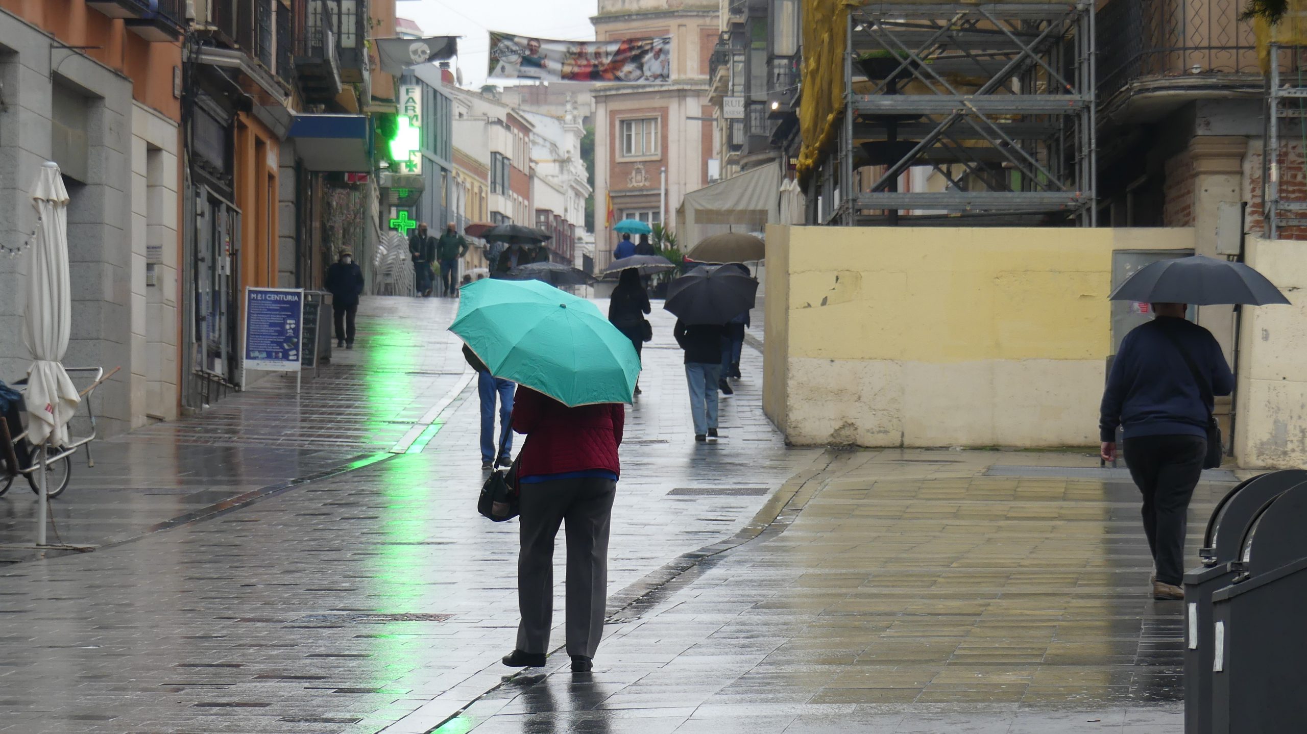 Lluvia sobre Guadalajara, el sábado. (Foto: La Crónic@)