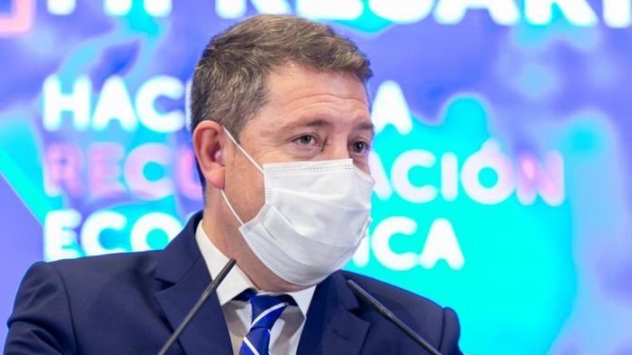 García-Page este lunes, en Guadalajara.