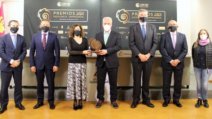 Premios a la Excelencia Empresarial 2020, concedidos por CEOE Guadalajara.