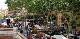 El Rastro de Madrid, en una imagen de archivo.