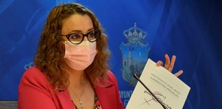 Sara Simón ha presentado la campaña del 25N en Guadalajara.