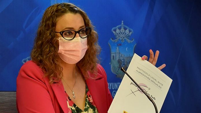 Sara Simón ha presentado la campaña del 25N en Guadalajara.