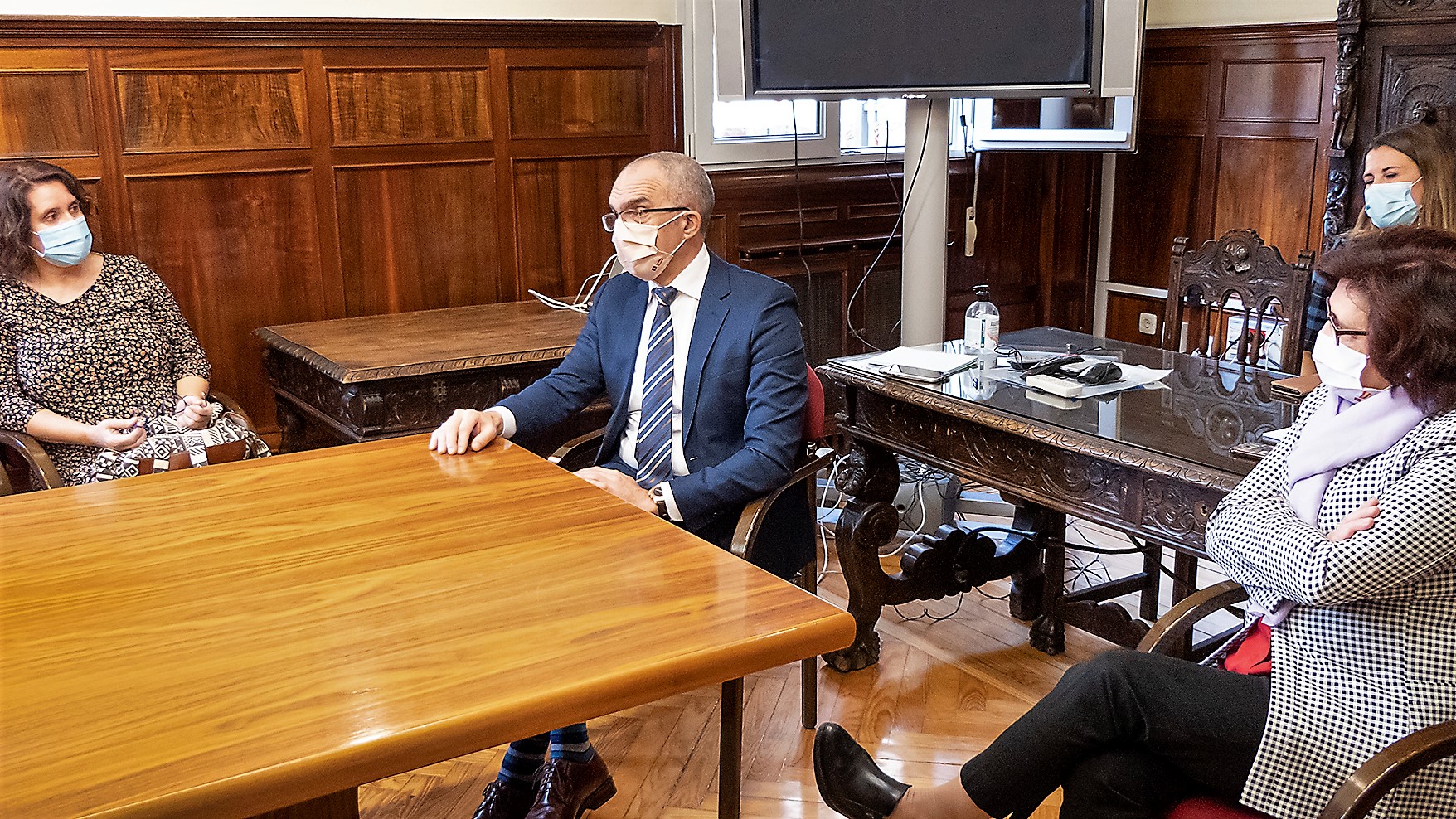 Juan Camacho, durante su visita a Guadalajara.