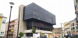 El Centro Cívico de Guadalajara, más conocido como Edificio Negro, el 11 de diciembre de 2020. (Foto: La Crónic@)