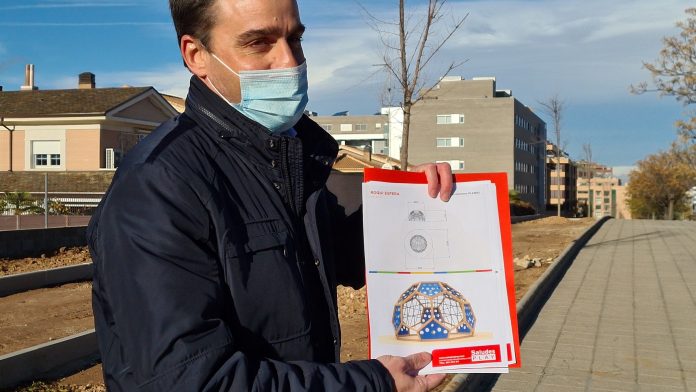 Jaime sanz en uno de los puntos de la Ruta del Coresterol.