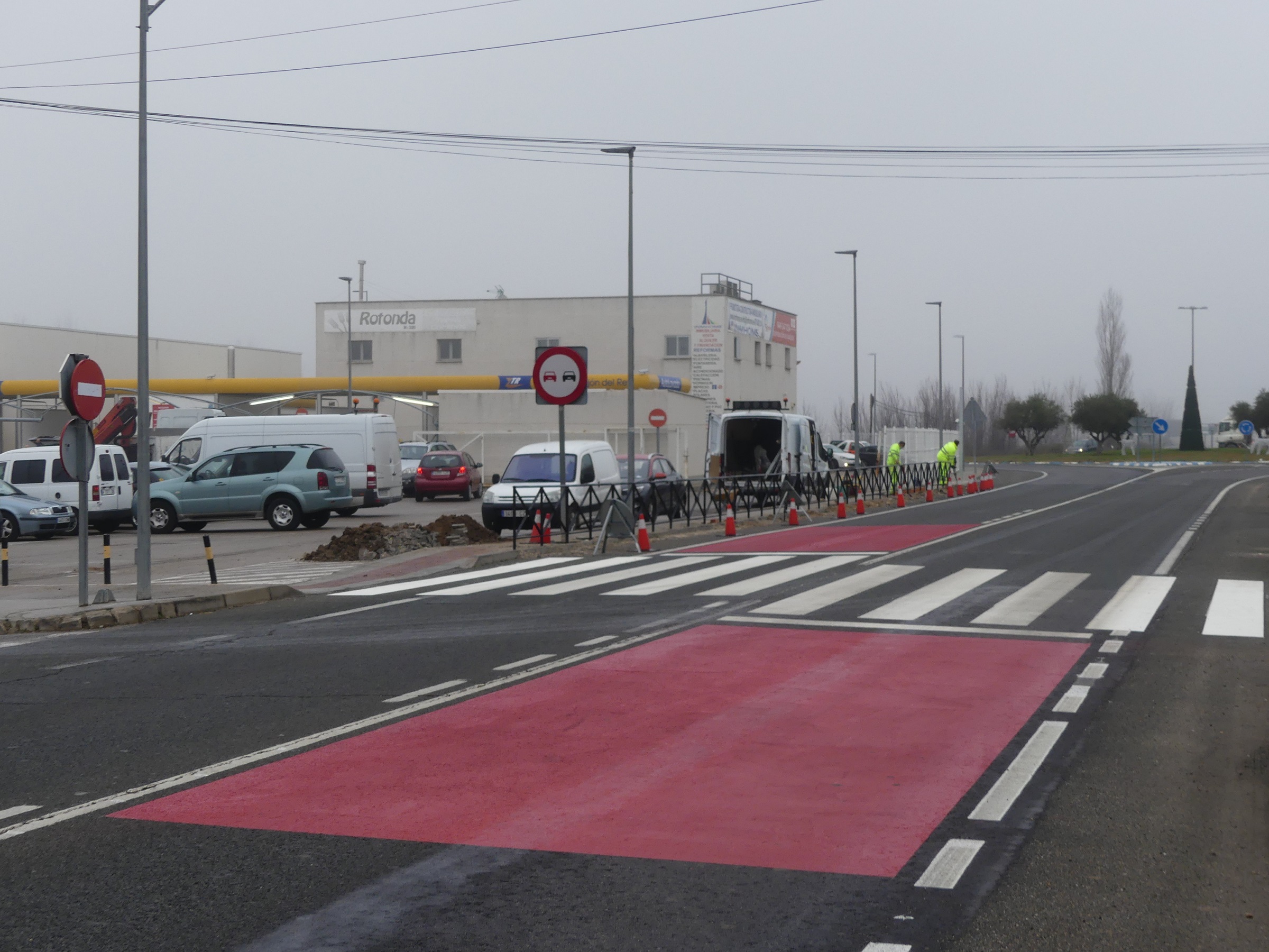 Travesía de Torrejón del Rey, en diciembre de 2020.