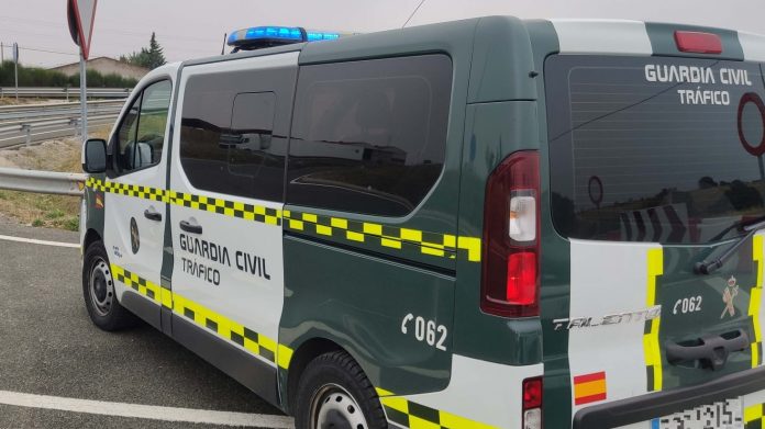 Vehículo de atestados de la Guardia Civil.