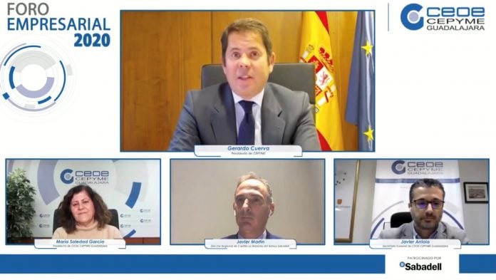 La presencia de Cuerva en Guadalajara ha sido telemática.