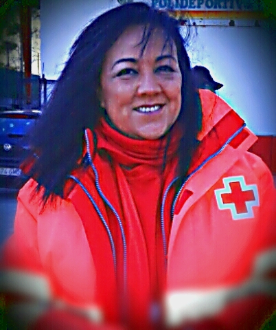 Gema Ibáñez, voluntaria de Cruz Roja.