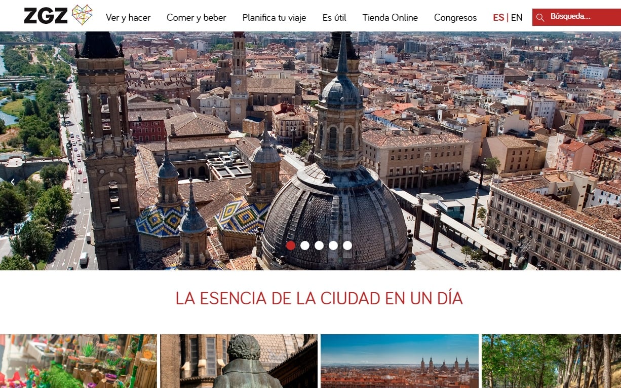 El nuevo portal te permite aprovechar al máximo tu estancia en Zaragoza.