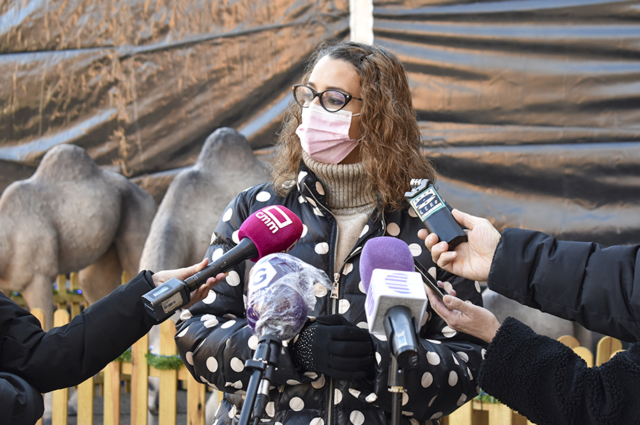 La concejala Sara Simón insiste en las garantías sanitarias de la visita de los Reyes Magos a Guadalajara.
