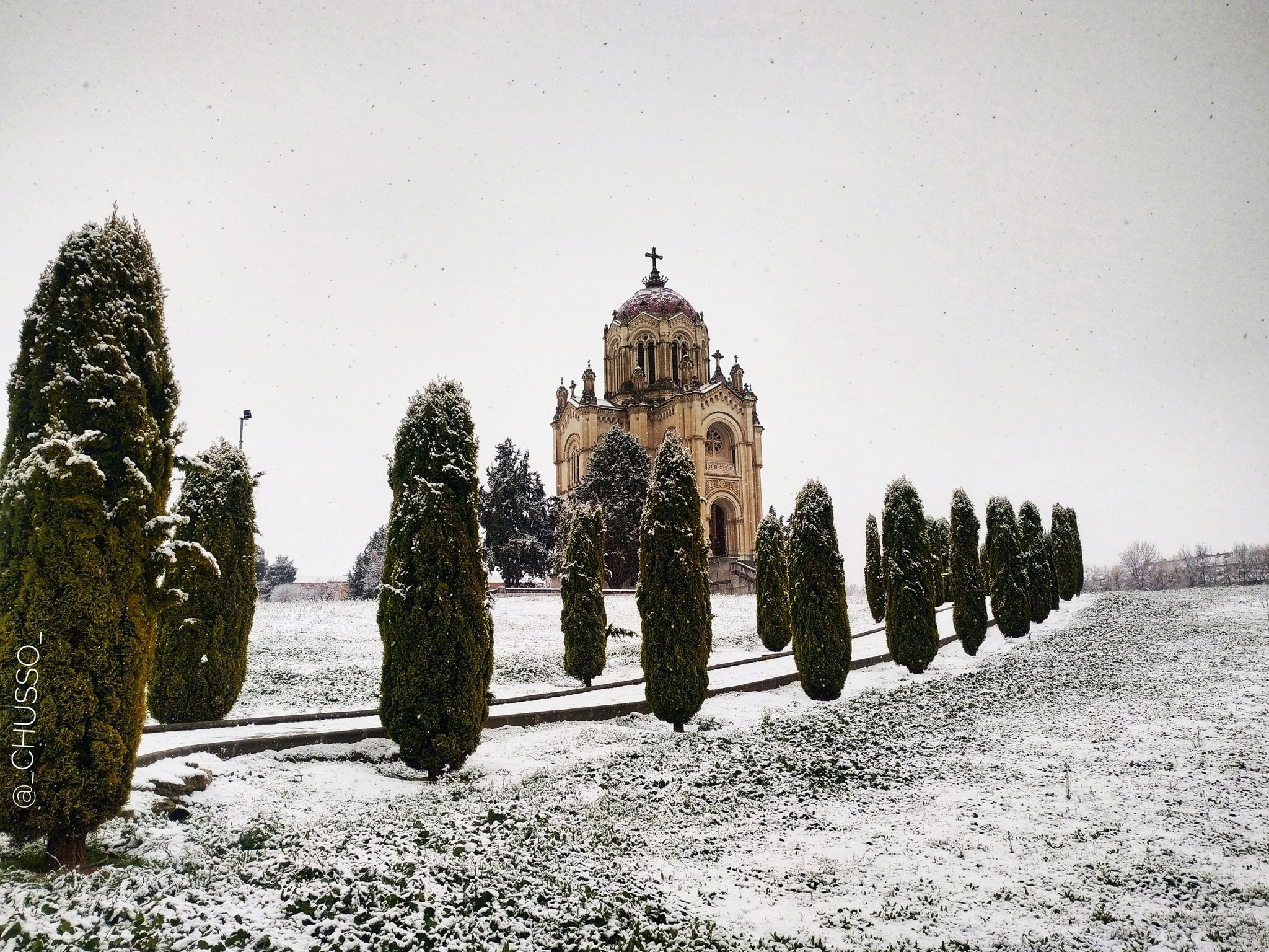 Panteón, el jueves. (Foto: @chusso)