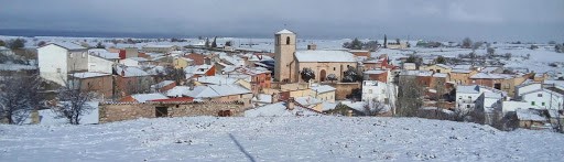 Atanzón, bajo la nevada de enero de 2021.
