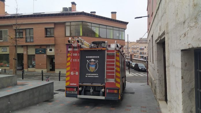 bomberos Los bomberos de Guadalajara están prevenidos desde antes de la fase estimada de alerta roja. Camión en el centro de Guadalajara, el 8 de enero de 2021. (Foto: La Crónic@)