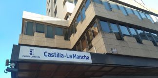 Delegación de la Junta de Comunidades de Castilla-La Mancha en Guadalajara, en enero de 2021. (Foto: La Crónic@)