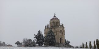 El panteón de la duquesa del Sevillano el 7 de enero de 2021. (Foto: @CondeRoman_ones)