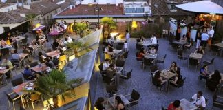 Terraza de un bar.