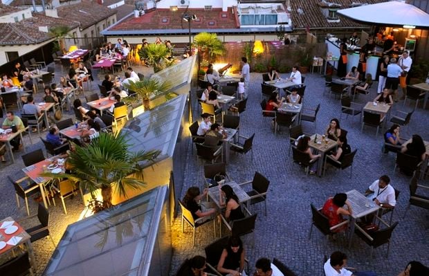 Terraza de un bar.