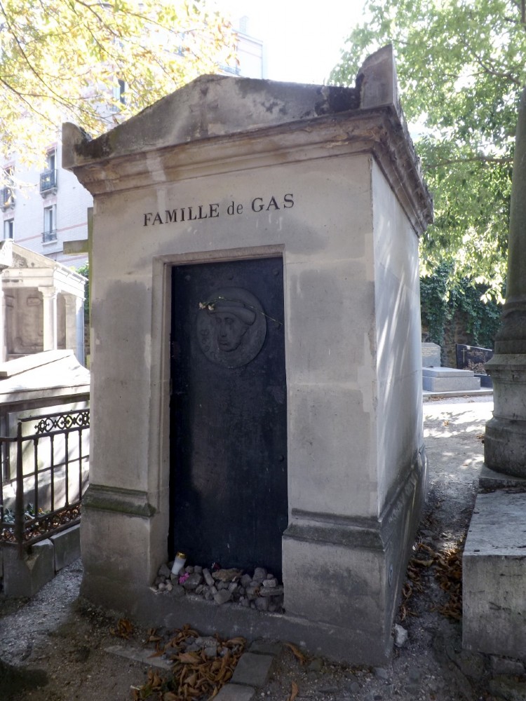 Panteón de la familia De Gas, en el cementerio de Montmartre. (Foto: A. González)