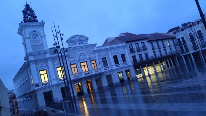 Ayuntamiento de Guadalajara en el amanecer del 9 de febrero de 2021. (Foto: La Crónic@)