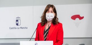 Blanca Fernández, en rueda de prensa.