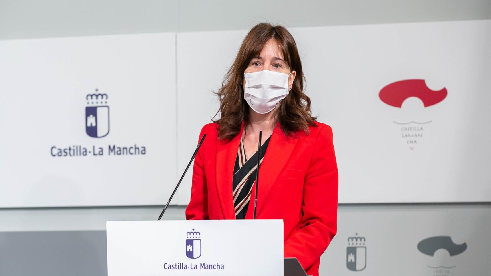 Blanca Fernández, en rueda de prensa.