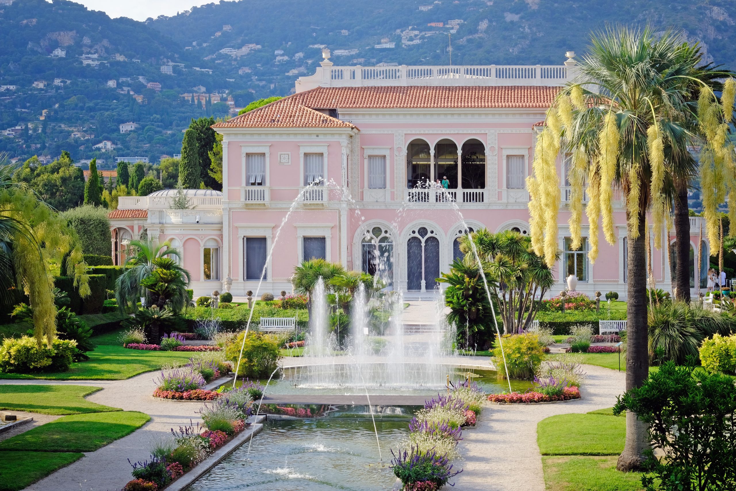 Una villa en la Costa Azul.