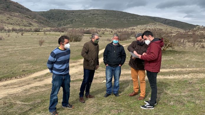 Uno de los caminos afectado por la concentración parcelaria.