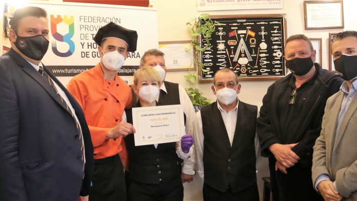 Entrega del premio a la mejor tapa de Guadalajara a 