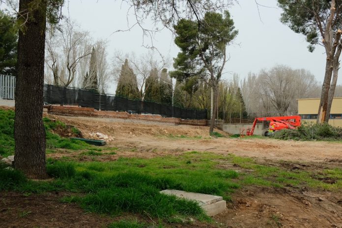 En este punto del campus se ubica el futuro parking subterráneo, con capacidad para 250 vehículos.