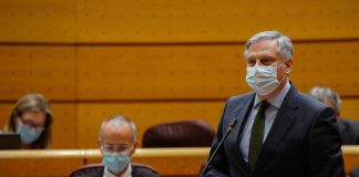 Francisco Cañizares, en el Senado.