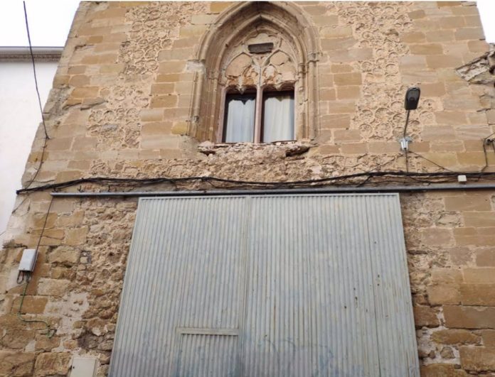 estado actual del convento de Santa Clara, en Alcocer.