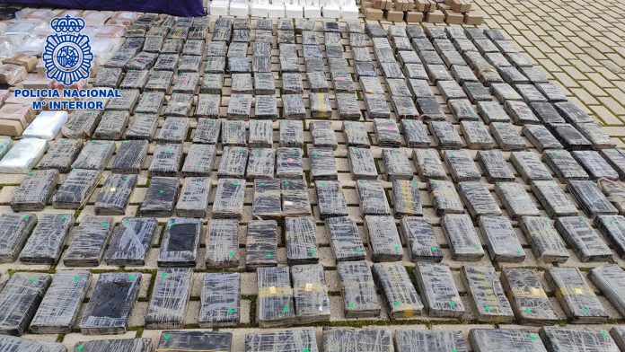 Parte de la cocaína intervenida en la operación que también se ha desarrollado en Guadalajara.