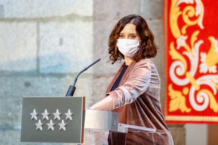 Isabel Díaz Ayuso, en una imagen de diciembre de 2020.