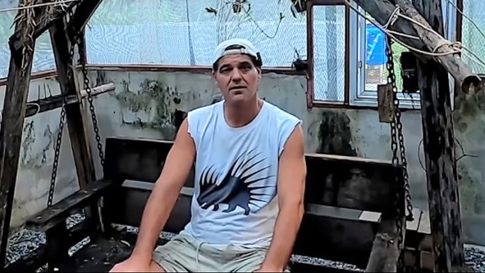 Frank Cuesta, en el contunden vídeo publicado por el caso de las serpientes en Toledo.