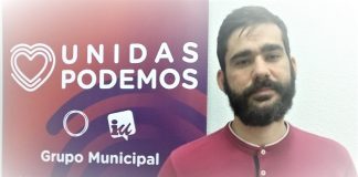 José Morales, concejal de Unidas Podemos-IU en el Ayuntamiento de Guadalajara.