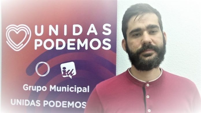 José Morales, concejal de Unidas Podemos-IU en el Ayuntamiento de Guadalajara.