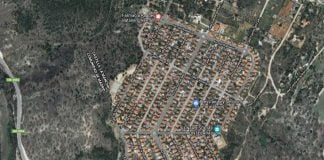 Vista aérea de la Urbanización Montejaral, de Loranca de Tajuña, donde se ha producido el suceso