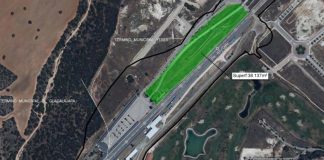 Parcelas donde levantarán las nuevas instalaciones, junto a la estación del AVE Guadalajara-Yebes (Fuente: Adif)