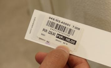 Los precios se contienen en Castilla-La Mancha más que la media nacional Etiqueta de un producto rebajado. (Foto: La Crónic@)