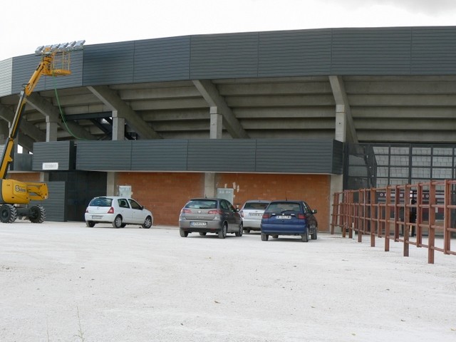 Exterior de la plaza de toros de Torija.