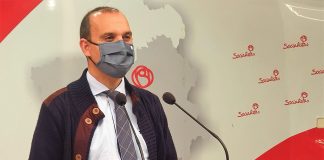 Pablo Bellido, en su comparecencia de prensa de este martes en Guadalajara.