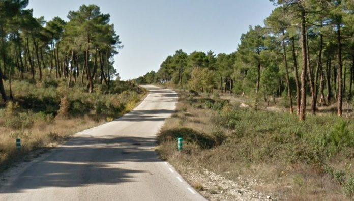 Un tramo de la GU-936, a la altura de Iniéstola. La imagen es de 2014.