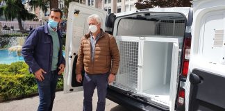 Los animales abandonados serán recogidos por la Diputación en un nuevo vehículo Nuevo vehículo de la Diputación de Guadalajara para la recogida de animales abandonados.